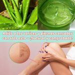 Aloe Vera para Piernas Cansadas y Várices: El Gel Natural que Alivia, Refresca y Mejora la Circulación