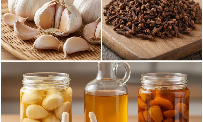 El Tónico Natural Más Poderoso de Tu Cocina: Ajo, Miel y Clavos de Olor