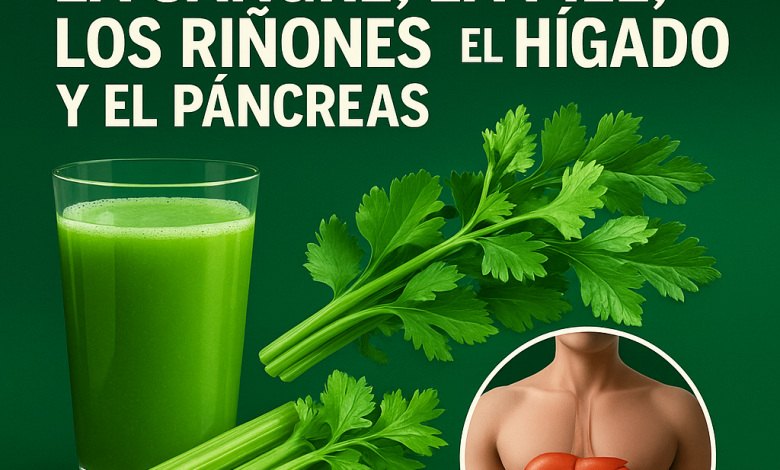 El Poder Oculto del Apio: El Depurador Natural que Regenera Tus Riñones y Tu Hígado