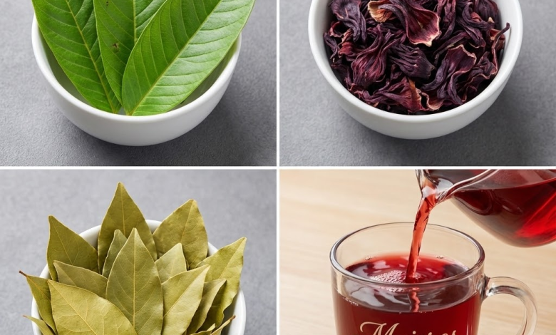 Laurel, Flor de Jamaica y Hojas de Guayaba: La Potente Bebida Natural que Muchos Usan para Apoyar la Diabetes, la Presión y la Circulación