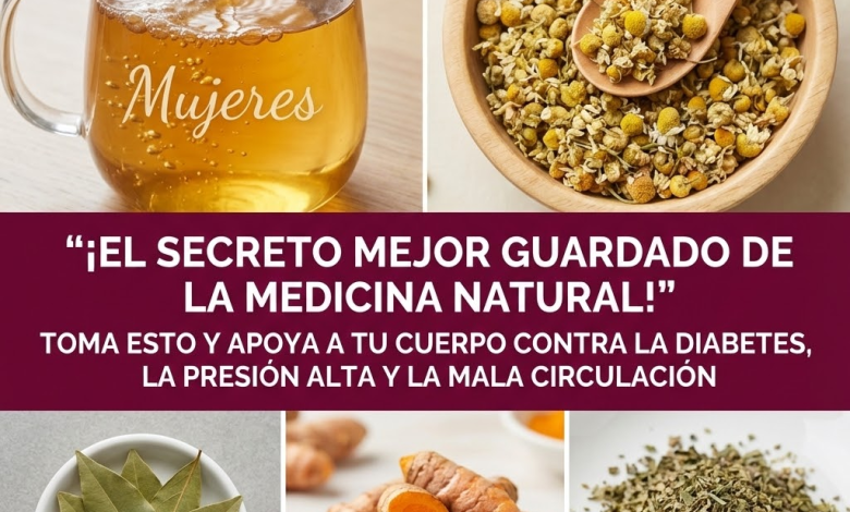Bebida Natural para Apoyar la Diabetes, la Presión Alta y la Circulación