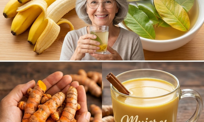 El elixir ancestral con cáscara de plátano, hojas de guayaba y cúrcuma: apoyo natural para el azúcar, la presión y la circulación