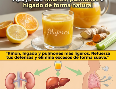 Jugo de Naranja y Jengibre para Limpiar Riñones, Pulmones e Hígado de Forma Natural Jugo de Naranja y Jengibre para Limpiar Riñones, Pulmones e Hígado de Forma Natural