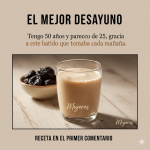 Batido Rejuvenecedor Natural: Energía, Juventud y Belleza desde el Desayuno