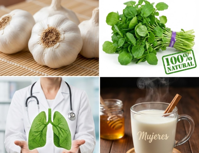 Berro, Ajo y Leche para Limpiar los Pulmones: El Remedio Tradicional que Expulsa Flemas y Refuerza tus Defensas Berro, Ajo y Leche para Limpiar los Pulmones: El Remedio Tradicional que Expulsa Flemas y Refuerza tus Defensas
