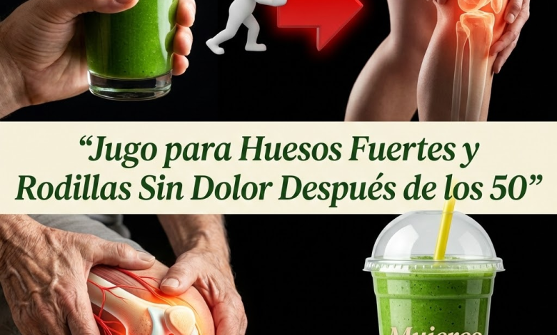 Jugo Natural para Fortalecer Huesos y Rodillas: Nutre tus Articulaciones desde Adentro