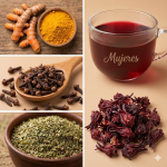 Cúrcuma, Clavo, Orégano y Flor de Jamaica: La Infusión Poderosa para Inflamación, Presión y Defensas Cúrcuma, Clavo, Orégano y Flor de Jamaica: La Infusión Poderosa para Inflamación, Presión y Defensas