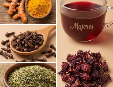 Cúrcuma, Clavo, Orégano y Flor de Jamaica: La Infusión Poderosa para Inflamación, Presión y Defensas
