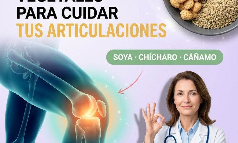 3 Proteínas Vegetales que Podrían Apoyar tus Articulaciones: Soya, Chícharo y Cáñamo