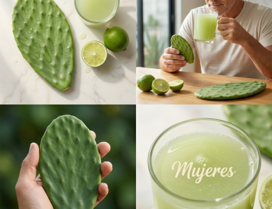 Agua de Nopal con Limón en Ayunas: La Bebida Verde que Limpia, Equilibra y Da Energía Agua de Nopal con Limón en Ayunas: La Bebida Verde que Limpia, Equilibra y Da Energía