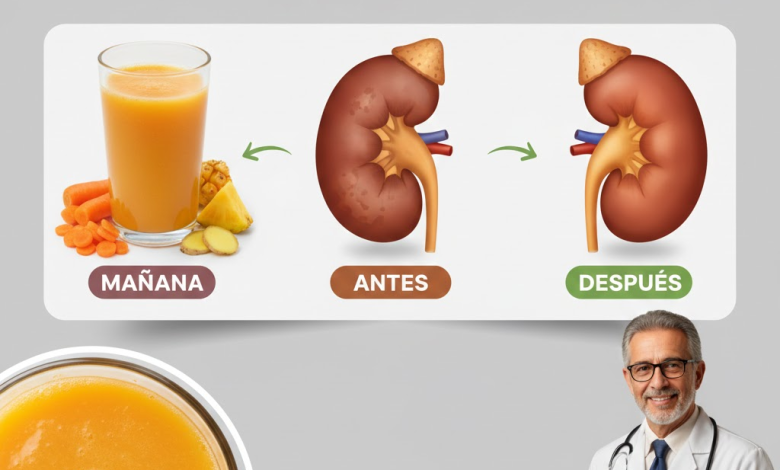 Jugo Depurativo para los Riñones: Receta Natural para Limpiarlos y Fortalecer tu Salud