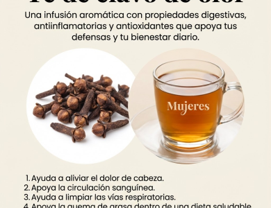 Té de clavo de olor: un pequeño gran aliado para la inflamación, la digestión y las defensas Té de clavo de olor: un pequeño gran aliado para la inflamación, la digestión y las defensas