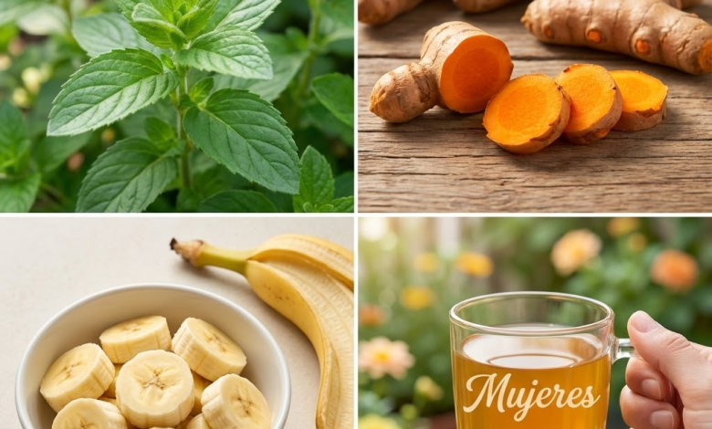 Sanando de Forma Natural a los 60: La Bebida de Cáscara de Plátano, Poleo y Cúrcuma que Transformó mi Vida