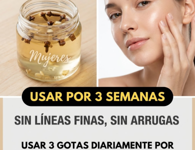 Suero casero de clavo de olor y aceite natural para reducir arrugas y rejuvenecer la piel del rostro