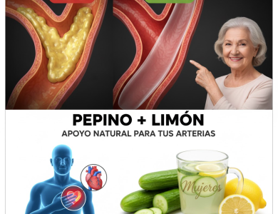 Bebida Natural con Pepino y Limón para Cuidar tus Arterias y tu Corazón