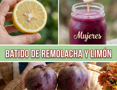 Batido de Remolacha y Limón: Limpia el Hígado, Mejora la Digestión y Refuerza tus Defensas